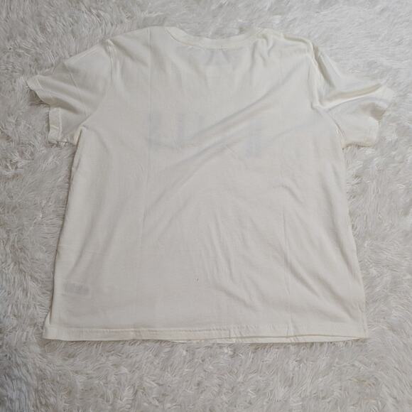 Rails Crew Neck Short Sleeve Cotton T-Shirt White Size Large - Picture 8 of 9